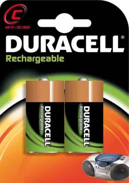 DURACELL - Akku NiMh Baby C (HR14) aufladbar 3000mAh B2
