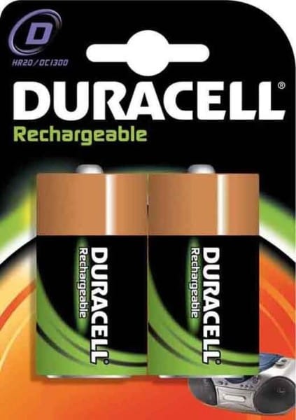 DURACELL - Akku NiMh Mono D (HR20) aufladbar 3000mAh B2