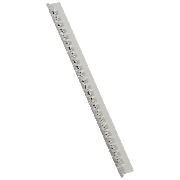 LEGRAND - Kennzeichnungssystem Memocab, Buchstabe:Z (Schwarz auf Weiß)