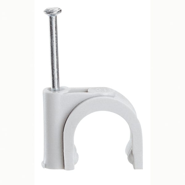 LEGRAND - Kabel Ø: 10 mm, Nagelstärke Ø: 1,8 mm, Nagellänge Ø: 30 mm, Farbe: grau