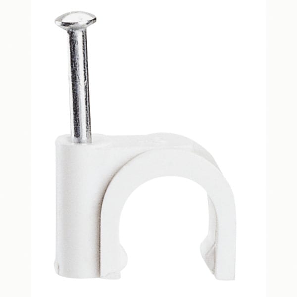 LEGRAND - Nagelschelle Kabel 8mm Weiss