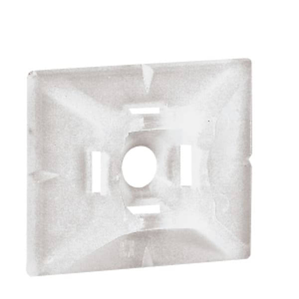 LEGRAND - Klebesockel, selbstklebend, 30 x 25 mm, farblos, für Kabelbinder bis B=4,6mm.