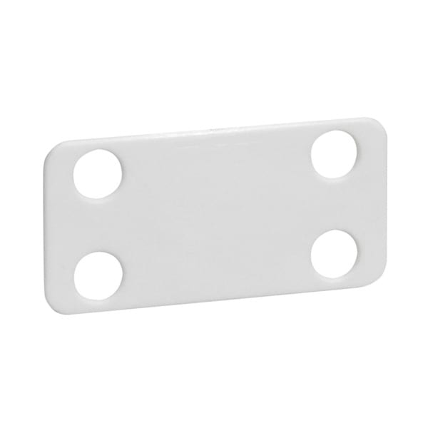 LEGRAND - Bezeichnungsschild, Abmessung: 40 x 22 mm, farblos, für Kabelbinder Breite 4,6mm