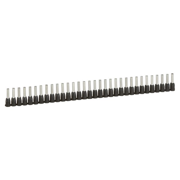 LEGRAND - Aderendhülsen Starfix für Leiterquerschnitt 1,5 mm² (Schwarz), isoliert, in Bänd
