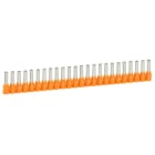 LEGRAND - Aderendhülsen Starfix für Leiterquerschnitt 4 mm² (Orange), isoliert, in Bändern