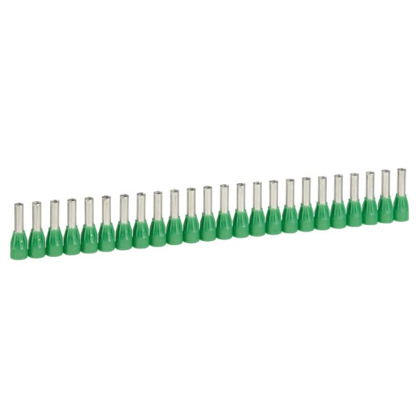 LEGRAND - Aderendhülsen Starfix für Leiterquerschnitt 6 mm² (Grün), isoliert, in Bändern