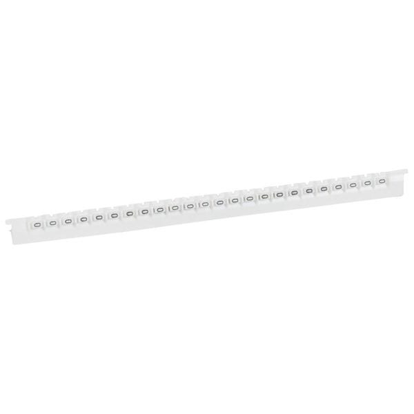LEGRAND - Kennzeichnungssystem Memocab, Ziffer:0 (Schwarz auf Weiß)
