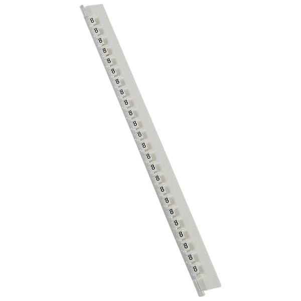 LEGRAND - Kennzeichnungssystem Memocab, Ziffer:8 (Schwarz auf Weiß)