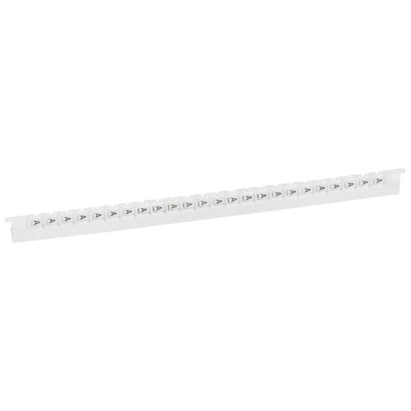 LEGRAND - Kennzeichnungssystem Memocab, Buchstabe:A (Schwarz auf Weiß)