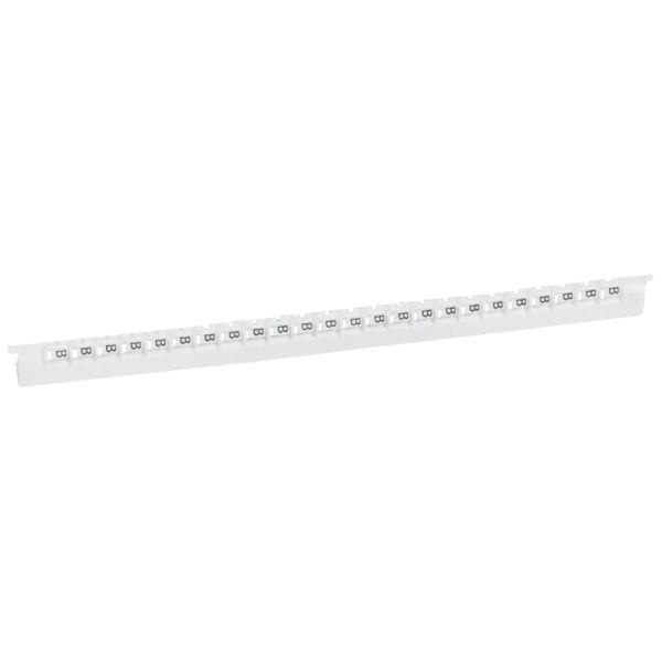 LEGRAND - Kennzeichnungssystem Memocab, Buchstabe:B (Schwarz auf Weiß)