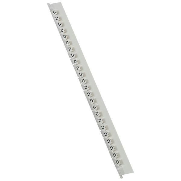 LEGRAND - Kennzeichnungssystem Memocab, Buchstabe:D (Schwarz auf Weiß)