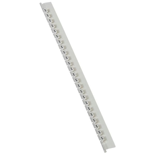 LEGRAND - Kennzeichnungssystem Memocab, Buchstabe:L (Schwarz auf Weiß)