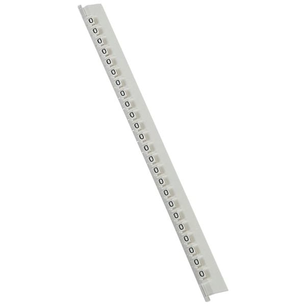 LEGRAND - Kennzeichnungssystem Memocab, Buchstabe:O (Schwarz auf Weiß)