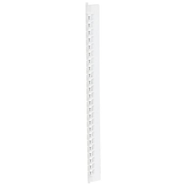 LEGRAND - Kennzeichnungssystem Memocab, Buchstabe:T (Schwarz auf Weiß)