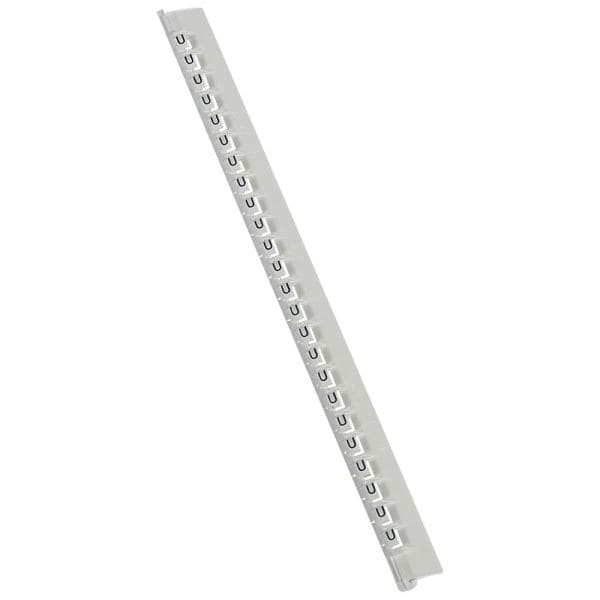 LEGRAND - Kennzeichnungssystem Memocab, Buchstabe:U (Schwarz auf Weiß)