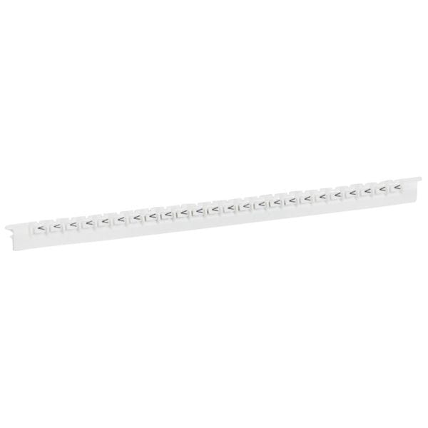 LEGRAND - Kennzeichnungssystem Memocab, Buchstabe:V (Schwarz auf Weiß)