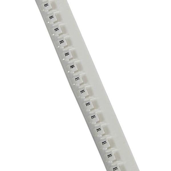 LEGRAND - Kennzeichnungssystem Memocab, Symbol:''='' (Schwarz auf Weiß)