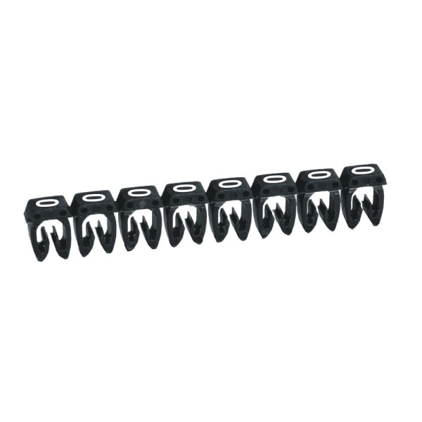 LEGRAND - Kennzeichnungssystem CAB 3f. Leiterquerschnitt 05 bis 15 mm² Ziffer:0 (Schwarz)