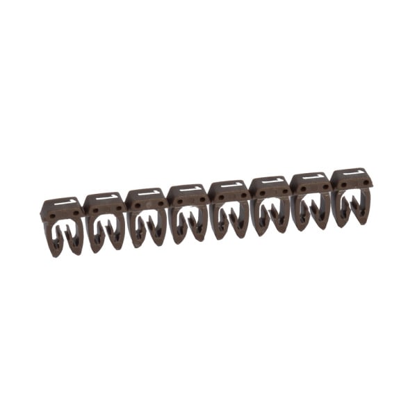 LEGRAND - Kennzeichnungssystem CAB 3,f. Leiterquerschnitt 1,5 bis 2,5 mm², Ziffer:1(Braun)