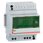 LEGRAND - Frequenzmesser, 3-stellige Digitalanzeige, Grün, Anzeige 40 - 80 Hz , 4TE