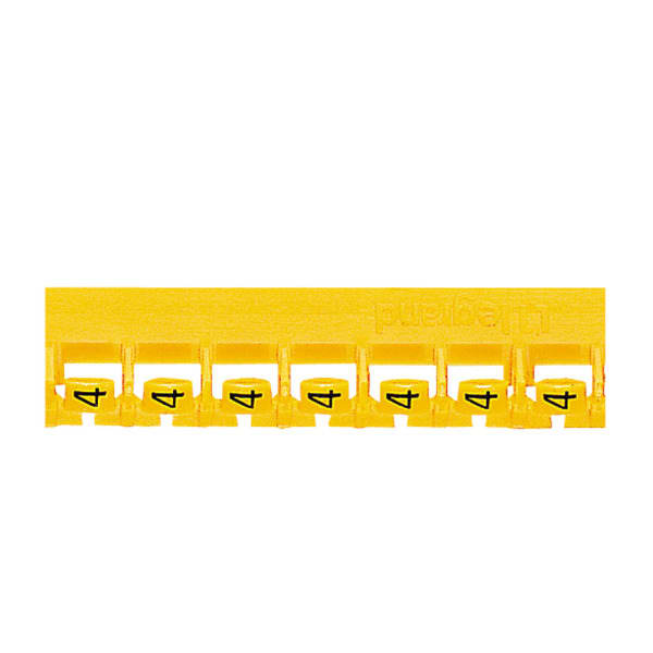 LEGRAND - Kennzeichnungssystem Memocab, Ziffer:4 (Gelb)