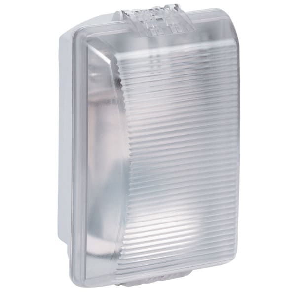 LEGRAND - Feuchtraum-Leuchte IP54 E27/Klare Abdeckung