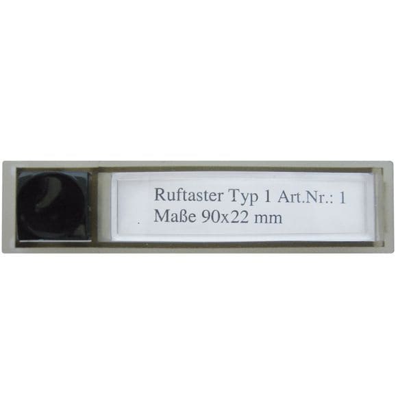 BTICINO - Ruftaster für Türstation Serie 900, Abmessungen: 90 x 22 mm