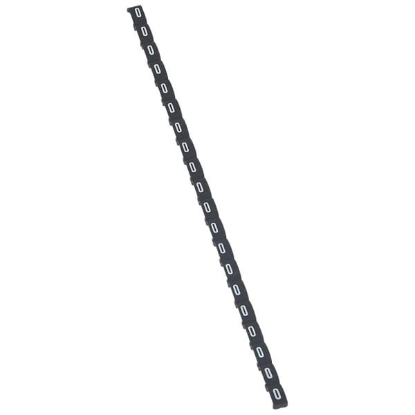 LEGRAND - Kennzeichnungssystem Duplix Etiketten Schwarz ''0''