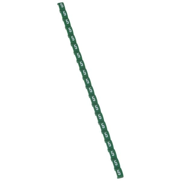 LEGRAND - Kennzeichnungssystem Duplix Etiketten Grün ''5''