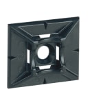 LEGRAND - Klebesockel, selbstklebend, 30 x 25 mm, schwarz, für Kabelbinder bis B=4,6mm.