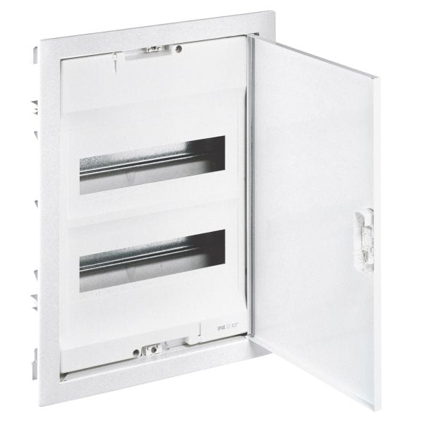 LEGRAND - Unterputzverteiler Ekinoxe, mit Metalltür, Signalweiß, IP30, 24+4 Module, 2R