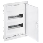 LEGRAND - Unterputzverteiler Ekinoxe, mit Metalltür, Signalweiß, IP30, 24+4 Module, 2R