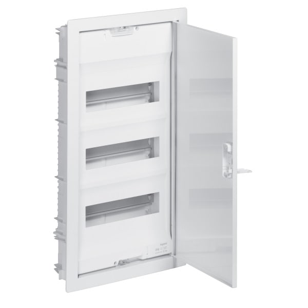 LEGRAND - Metalltür inkl. Geräteträger, Signalweiß, für UP-Verteiler Ekinoxe 36+6Module,1R