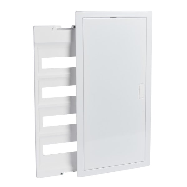 LEGRAND - Metalltür inkl. Geräteträger, Signalweiß, für UP-Verteiler Ekinoxe 48+8Module,1R