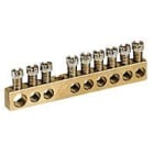 LEGRAND - Klemmenleiste, blank, 1 x 6 bis 25 mm², 4 x 1,5 bis 16 mm², Länge: 192 mm