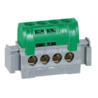 LEGRAND - Klemmenleiste IP 20, grün,4 x 1,5 bis 16 mm², Länge: 47 mm