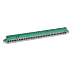LEGRAND - Klemmenleiste IP 20, grün, 2 x 6 bis 25 mm², 33 x 1,5 bis 16 mm², Länge: 276 mm