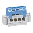 LEGRAND - Klemmenleiste IP 20, blau,  -- x 6 bis 25 mm², 4 x 1,5 bis 16 mm², Länge: 47 mm