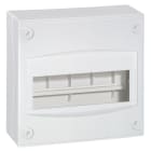 LEGRAND - Aufputz-Kleinverteiler Ekinoxe, Signalweiß, IP30, 8 Module, 180x190x83mm (HxBxT)