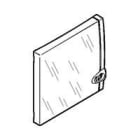 LEGRAND - Kunststofftür, Transparent, für Aufputzverteiler Ekinoxe 8+1 Module(001308)