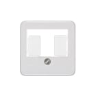 LEGRAND - Abdeckung TDO, Für Telefon-Steckdose Österreich, Farbe: Ultraweiß