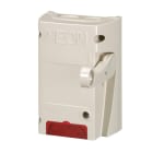 LEGRAND - Feuerwehrschalter IP65-IK 08, 2-polig, mit Signal LED, (HxBxT): 143 x 100 x 65mm