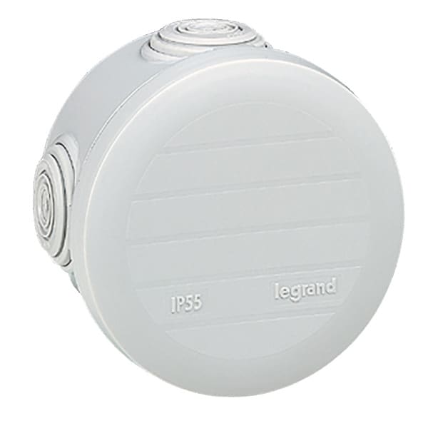 LEGRAND - Abzweigdose Plexo, Rund, D=70x Tiefe 45 mm, IP 55, 4 Membran-Einführungen
