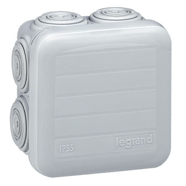 LEGRAND - Abzweigdose Plexo, 65 x 65 x 40 mm (H x B x T), IP 55 , 7 Membran-Einführungen