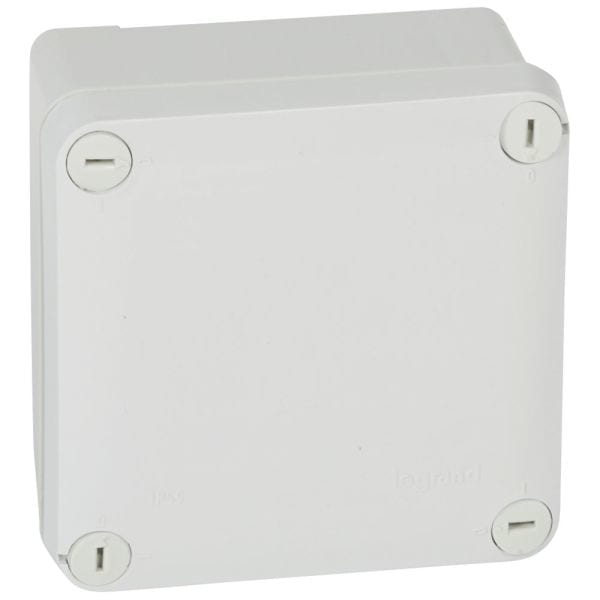 LEGRAND - Abzweigdose Plexo, 105 x 105 x 55 mm (H x B x T), IP 55 , glatte Ausführung