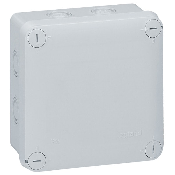 LEGRAND - Abzweigdose Plexo, 105 x 105 x 55 mm (HxBxT), IP 55, mit Vorprägung