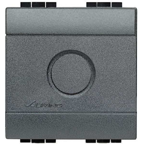 BTICINO - Blindabdeckung für LIVINGLIGHT, 2-modulig, Farbe: Anthrazit