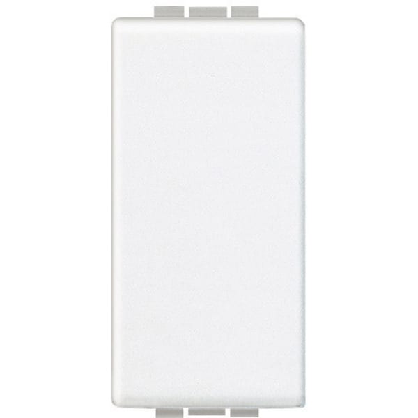 BTICINO - Blindabdeckung für LIVINGLIGHT, 1-modulig, Farbe: Weiß