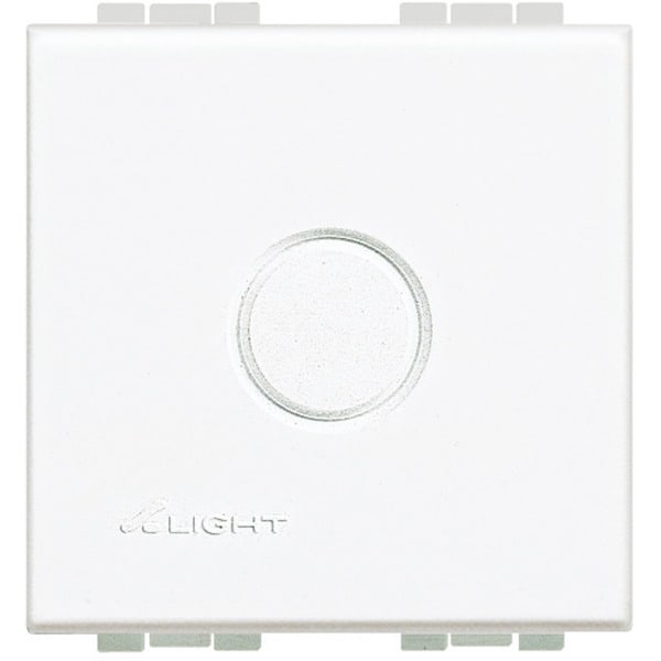 BTICINO - Blindabdeckung für LIVINGLIGHT, 2-modulig, Farbe: Weiß