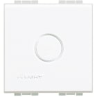 BTICINO - Blindabdeckung für LIVINGLIGHT, 2-modulig, Farbe: Weiß